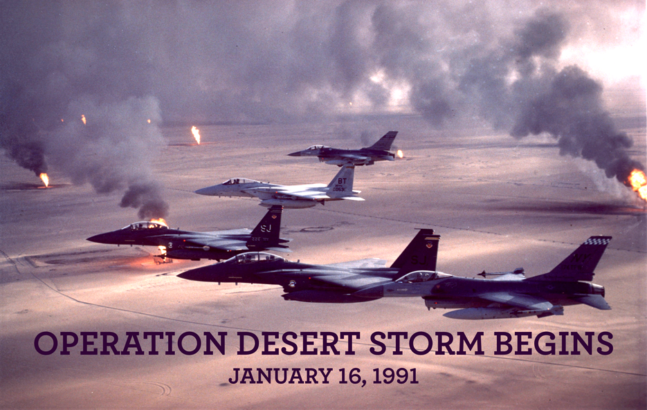 VeteransHealth's tweet photo. Today in 1991 Operation Desert Storm began. https://t.co/W3uklD1MCi
