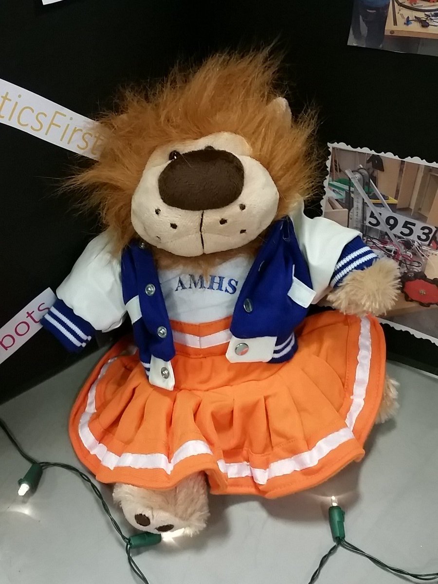 Meet Roarretta! She's our mascot!