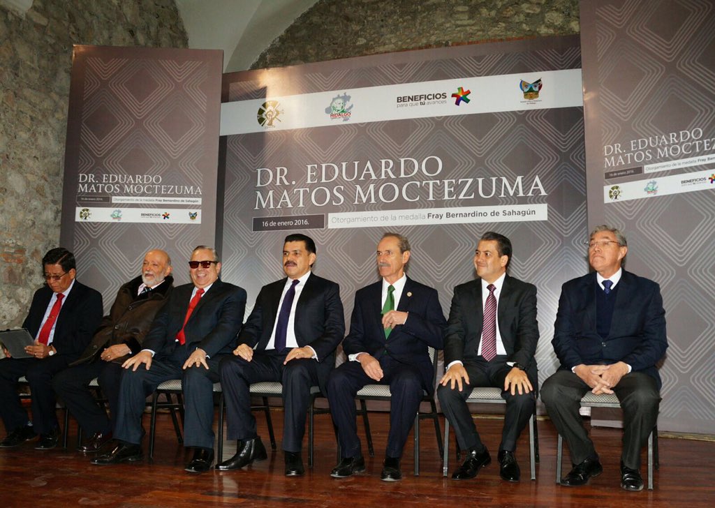 EleazarGarcia_'s tweet photo. Y felicito al Mtro. Eduardo Matos Moctezuma, galardonado con la Medalla "Fray Bernardino de Sahagún"
#Enhorabuena! https://t.co/VmgNkJKKh7