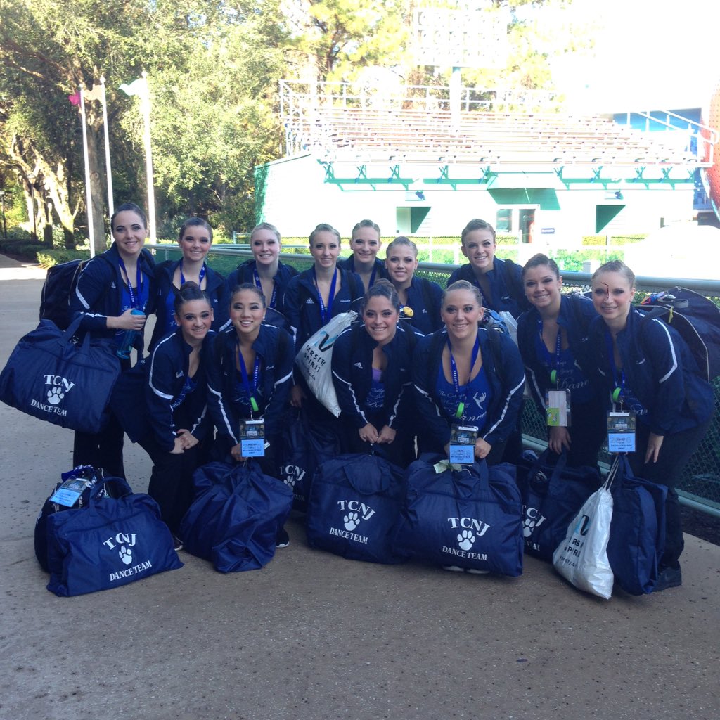 Here we go!! #udanationals #tcnjdanceteam #justdoit