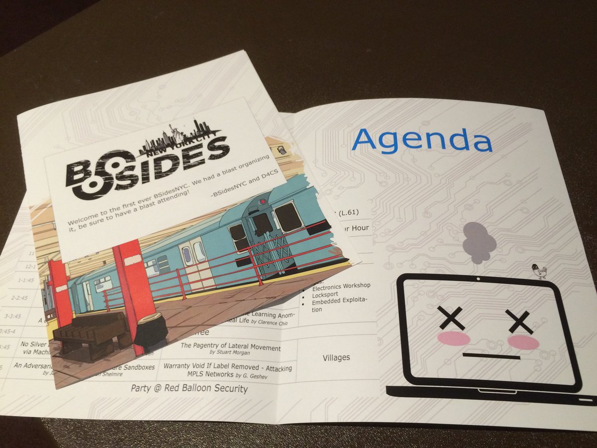 threatbutt's tweet photo. Rumors of a paper-based threat known only as #APTree led @BSidesNYC to install Threatbutt on conference programs. https://t.co/QLP8nTYCxC