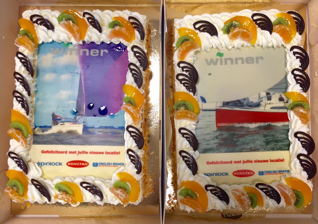 WinnerYachts's tweet photo. The House Warming and WinnerClub where a great success! With special thanks to MoreMarine for the terrific cake. https://t.co/DtRDySbMXO