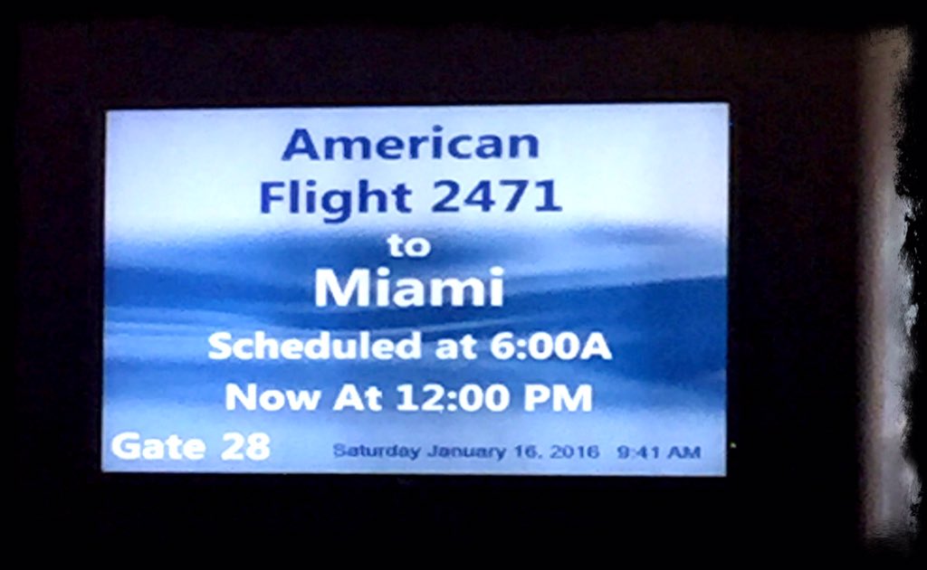 ReedBFree's tweet photo. .@AmericanAir #customers don't matter. "We don't have info for you at this time." When will this treatment change? https://t.co/50mdhoguMZ
