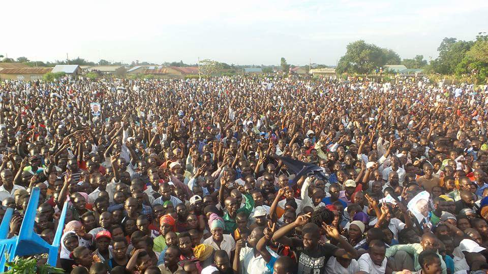PICTURES: Our main rally in Bugiri Town is happening. #UgandaDecides