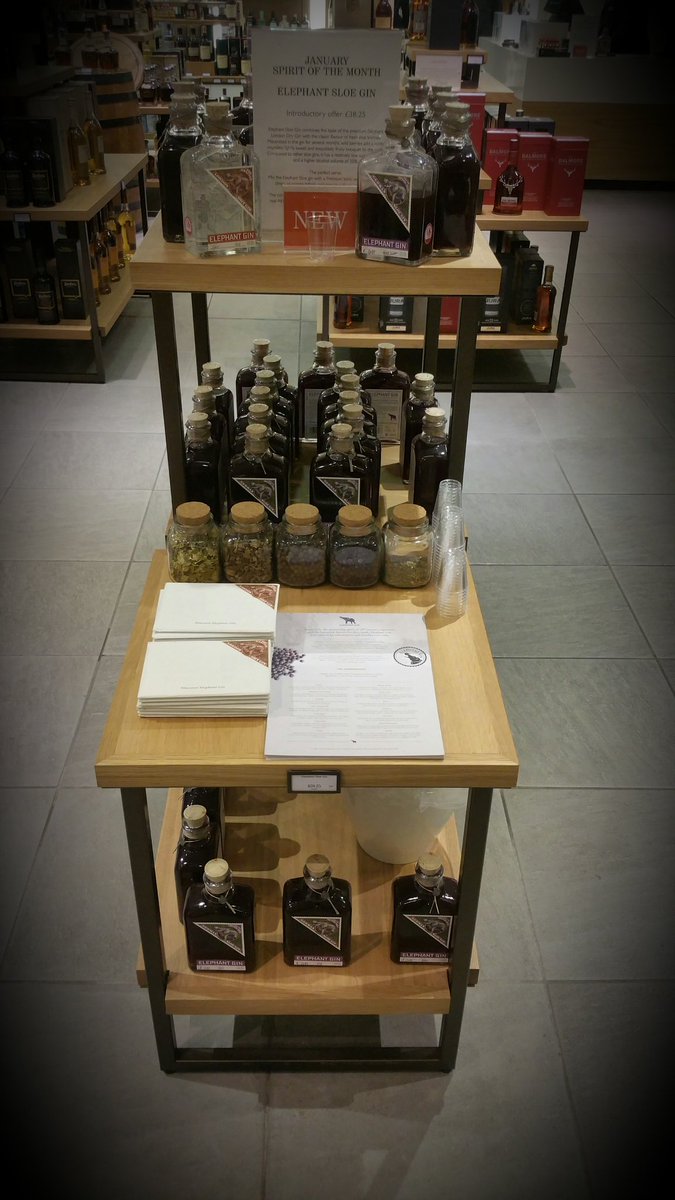 Grab your @ElephantGin and @Elephant sloe gin sample @Fortnums #spiriteofthemonth