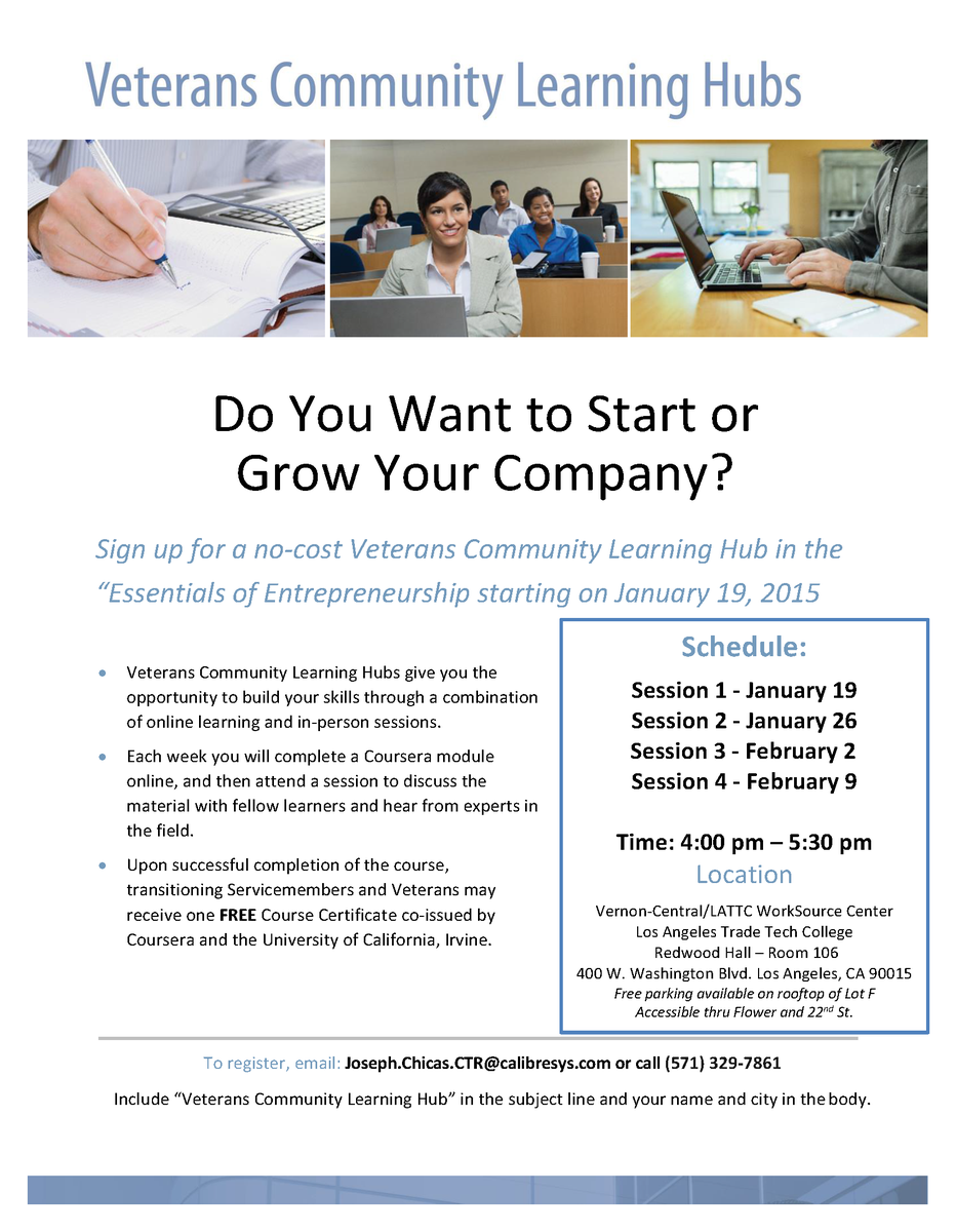 LATTCWorkSource's tweet photo. Are you a Veteran who want to start a business? https://t.co/AsQHQbuIm4