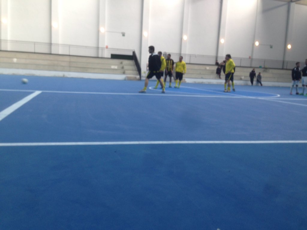 A punto de comenzar el encuentro.