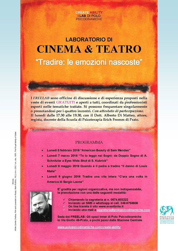 POLOPSICODINAM's tweet image. I #freelab di Polo Psicodinamiche 
#createability