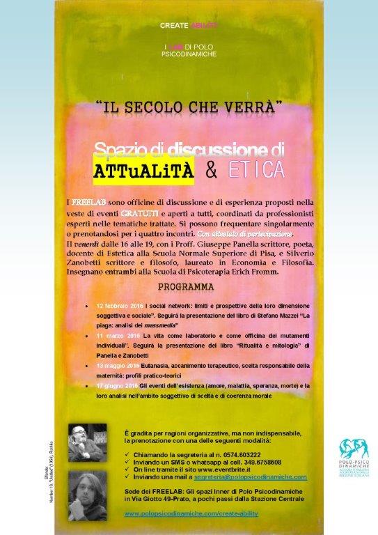 POLOPSICODINAM's tweet image. I #freelab di Polo Psicodinamiche 
#createability