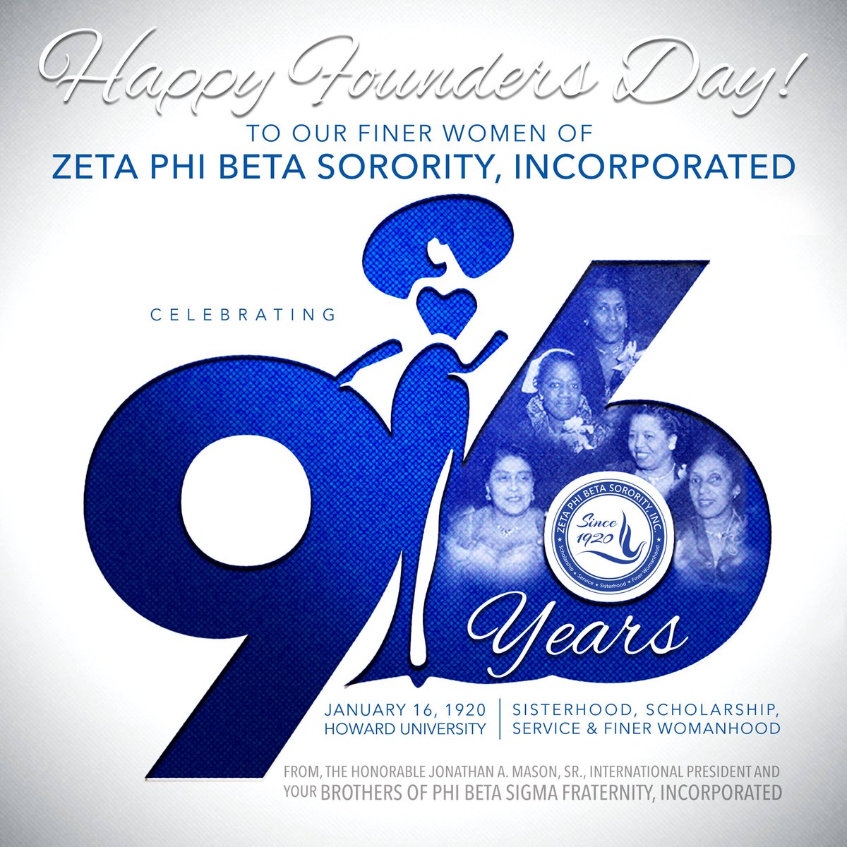 nickp1914's tweet photo. Happy Founders Day to the Finer Women of Zeta Phi Beta Sorority, Inc. especially @Rho_Delta1920 #ZPhiB96 #ZB #Fall01 https://t.co/JEGkaoksJt