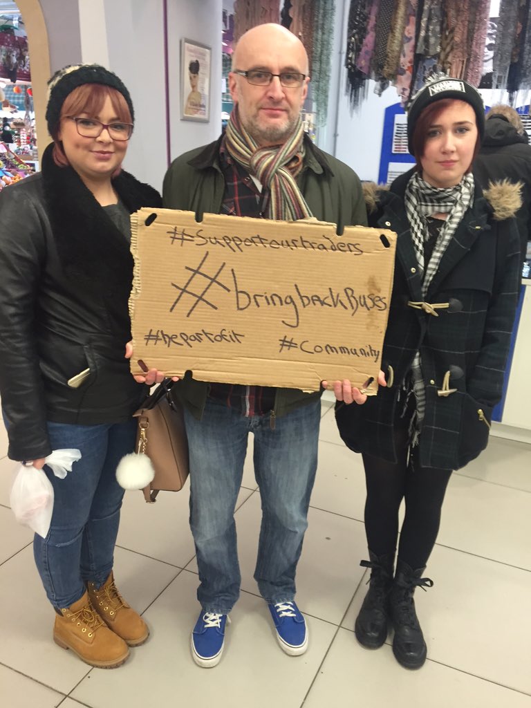 chrispevans1's tweet photo. Superb support today from bus users for #bringbackbuses, show you care, call into @Thenewsagent #photobooth tomorrow https://t.co/elSfAP6fHp