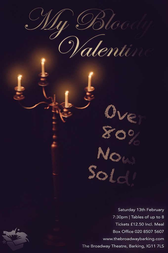 otboxtheatre's tweet image. 'My Bloody Valentine' Murder Mystery @BroadwayBarking
Now Over 80% Sold!
Book now! 
thebroadwaybarking.com/event/murder-m…
@BDPost