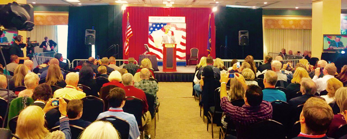 hopewalker's tweet photo. .@GovMikeHuckabee addressing the South Carolina Tea Party Convention today #TeamHuckSC https://t.co/pDafyLaG2v