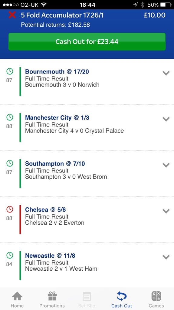 Chris2010Ltd's tweet image. Can&apos;t really bring myself to cheers the Chelsea scum on !! #AccumulatorIssues