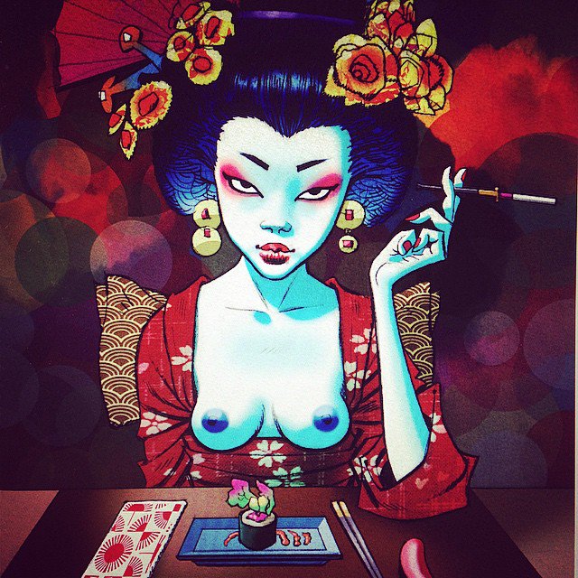 tracks_ARTE's tweet photo. Et pour voir plus de travaux de @jamiehewlett, il y a son instagram https://t.co/lGMEk6qanu https://t.co/ibs3rJfDwB