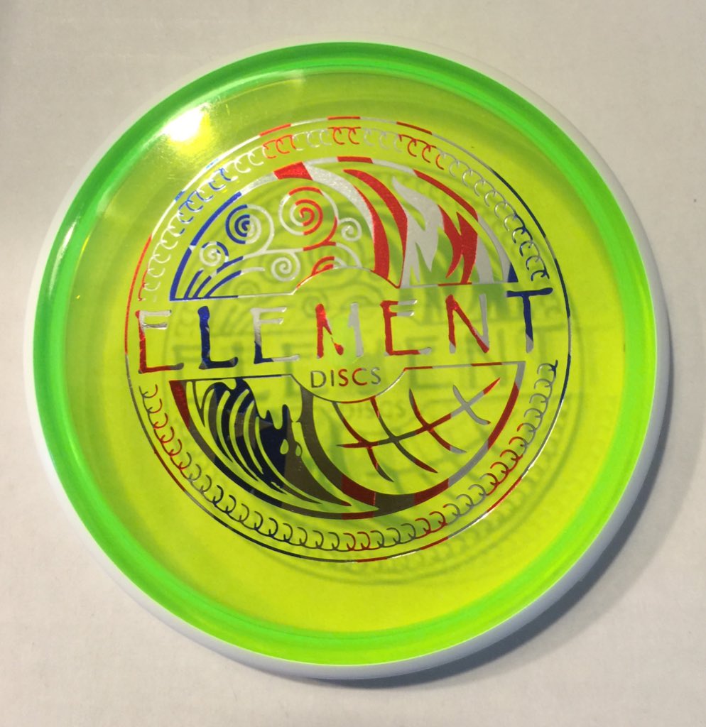 ElementDiscs's tweet photo. Element Icon Mini w/Flag Stamp. @MVPDiscSports @AxiomDiscs #elementdiscs https://t.co/16jKwzUULm