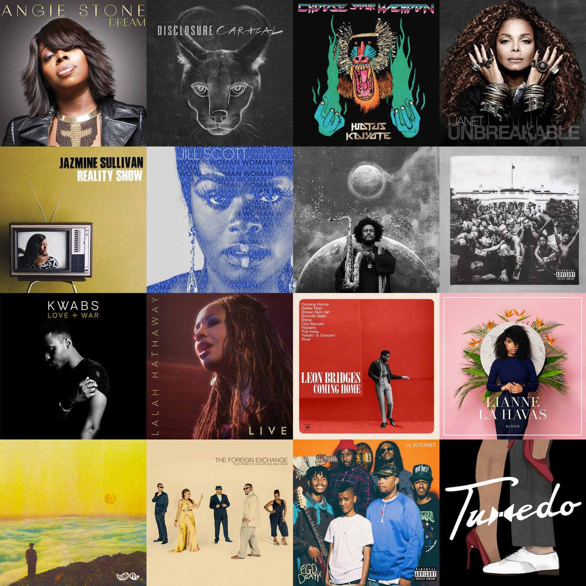 SoulBounce's tweet photo. #Hot16: @SoulBounceโs Best Albums Of 2015 https://t.co/vdzGkdSUYP #BestAlbumsOf2015 #SoulBounce https://t.co/66wc2VuMj2