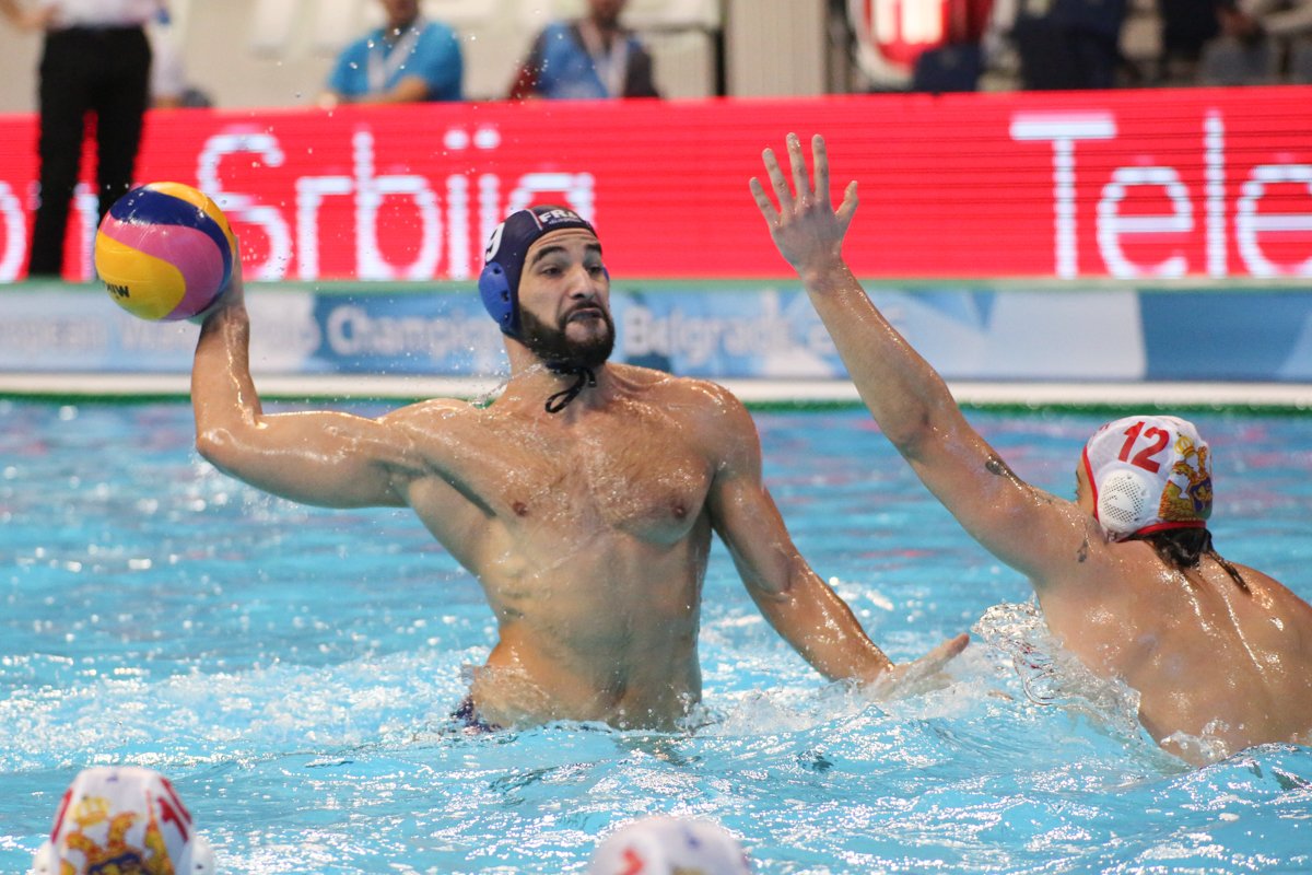 FFNatation's tweet photo. #WP : Score final France - Monténégro : 6 - 11 #ObjectifTQO #Atteignable #Belgrade2016 #TeamFrance #Avecvous https://t.co/g971LMQxhj