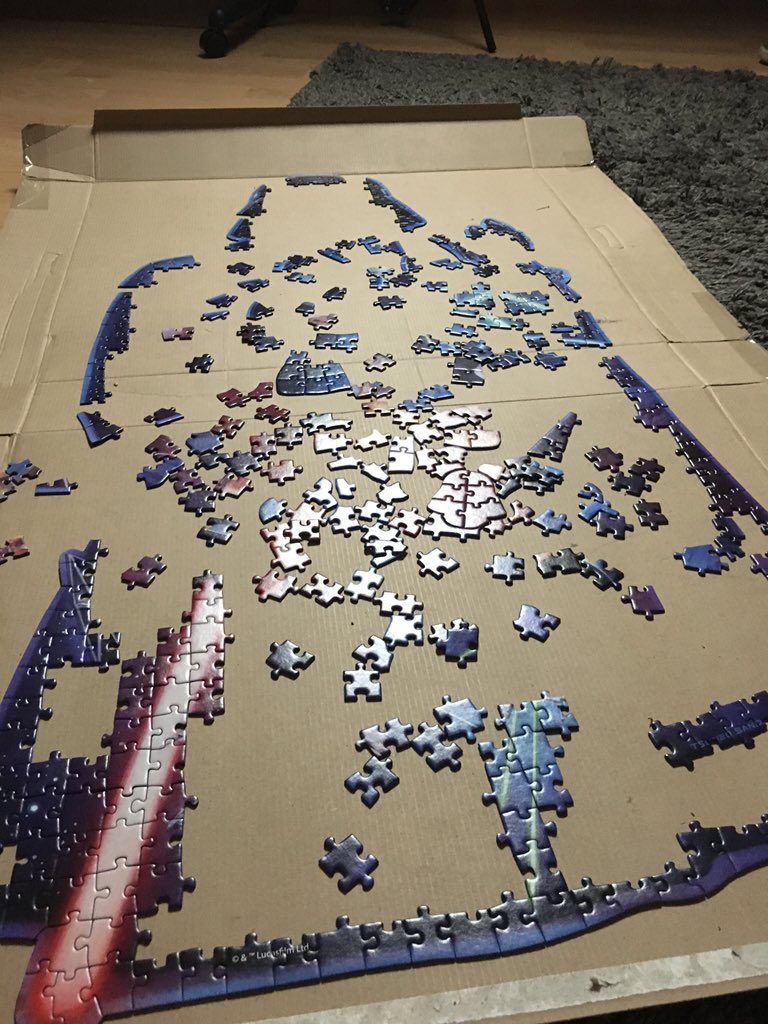 TheRealLiont's tweet photo. Na, wer kann erkennen was ich da Puzzle ? 😋 https://t.co/3jxcM2Dx0g