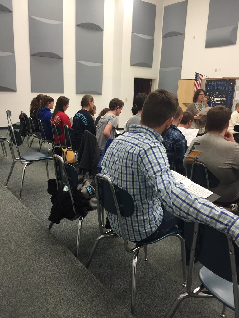 Amsdelicious's tweet photo. Sophie Loban working hard again at All-State Choir rehearsal!! https://t.co/kmZiwJasa8