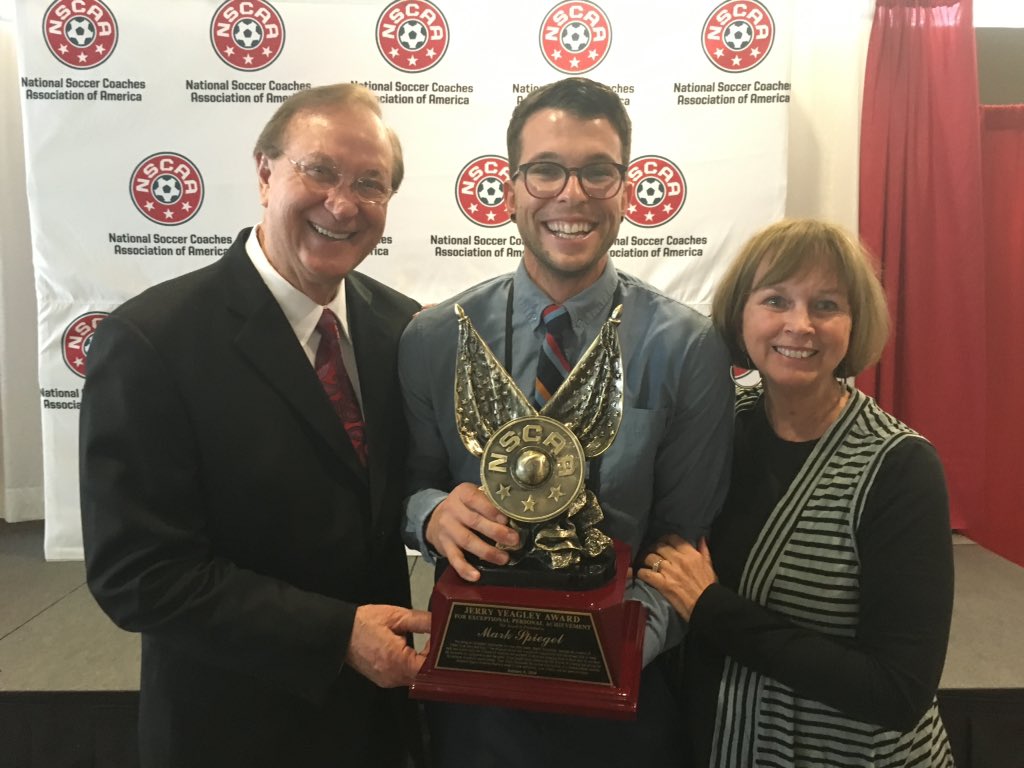 Our founder won the Jerry Yeagley Award <a href="/NSCAA/">NSCAA</a> @ButlerMenSoccer alumni <a href="/LSNBroncoSoccer/">LSN Bronco Soccer</a> <a href="/SCSA_Soccer/">SCSA Eleven</a> <a href="/SoccerIndiana/">Indiana Soccer</a>