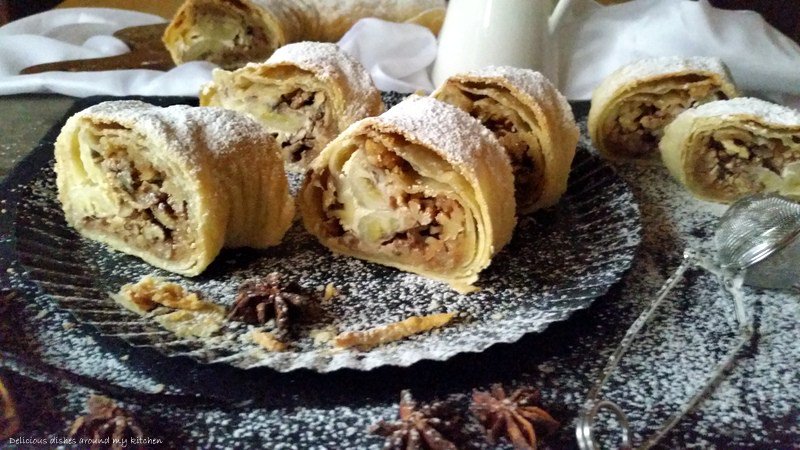 SimoneBrenneis's tweet photo. Winterzeit- Bananen- Marzipan- Strudel mit Walnüssen https://t.co/GoP4dna787 https://t.co/N42UNXoVEQ