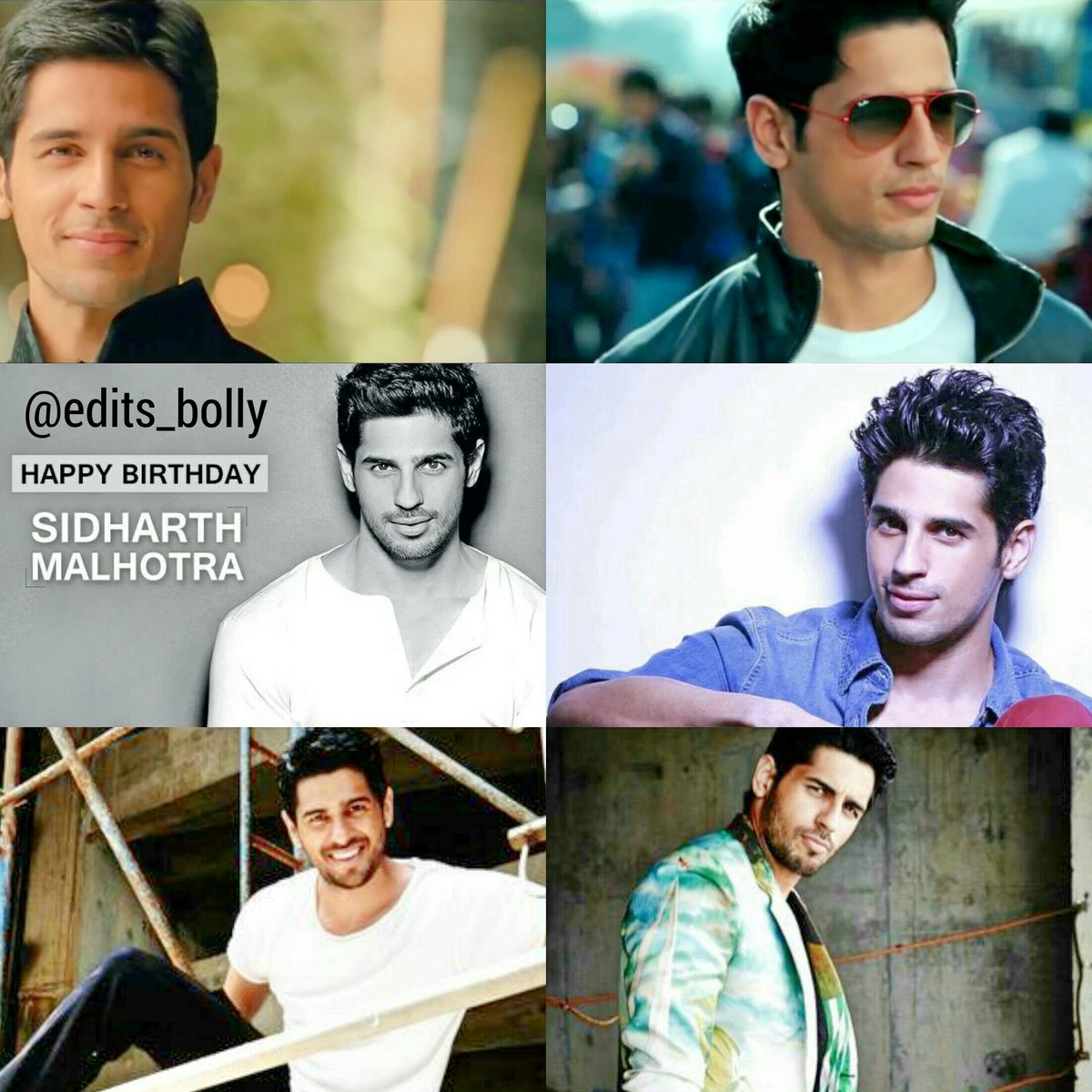 edits_bolly's tweet photo. Happy birthday @S1dharthM https://t.co/ckFDDt71pJ