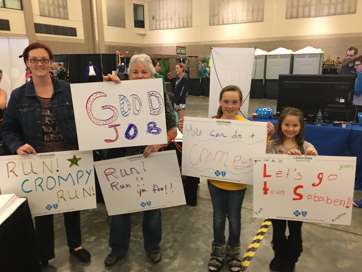 runnersigns's tweet photo. Team Crompy! @thelamarathon #togetherstrong https://t.co/CBph9KuL7z