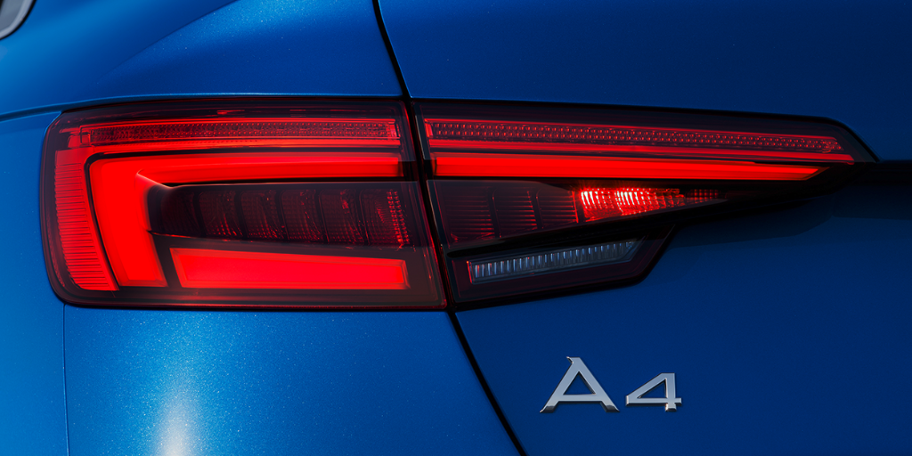 Audi's tweet photo. “Stop-and-go” is no longer a bad word. Traffic jam assist can help take control under 40 mph. #AudiA4 https://t.co/ojDID44Gc3