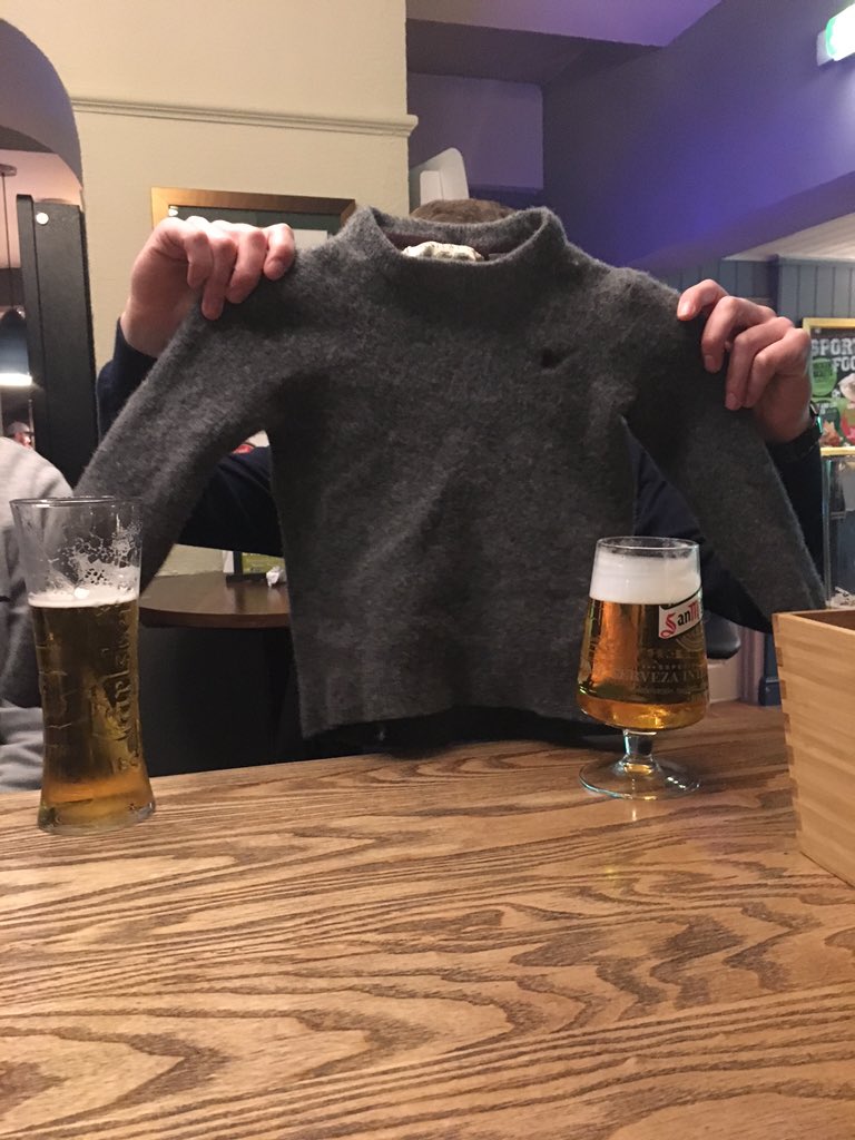 kinnyhead's tweet photo. @JackWills are you joking? One wash and I can dress a fucking toddler!! Absolute joke. https://t.co/p5BOjz2vYw