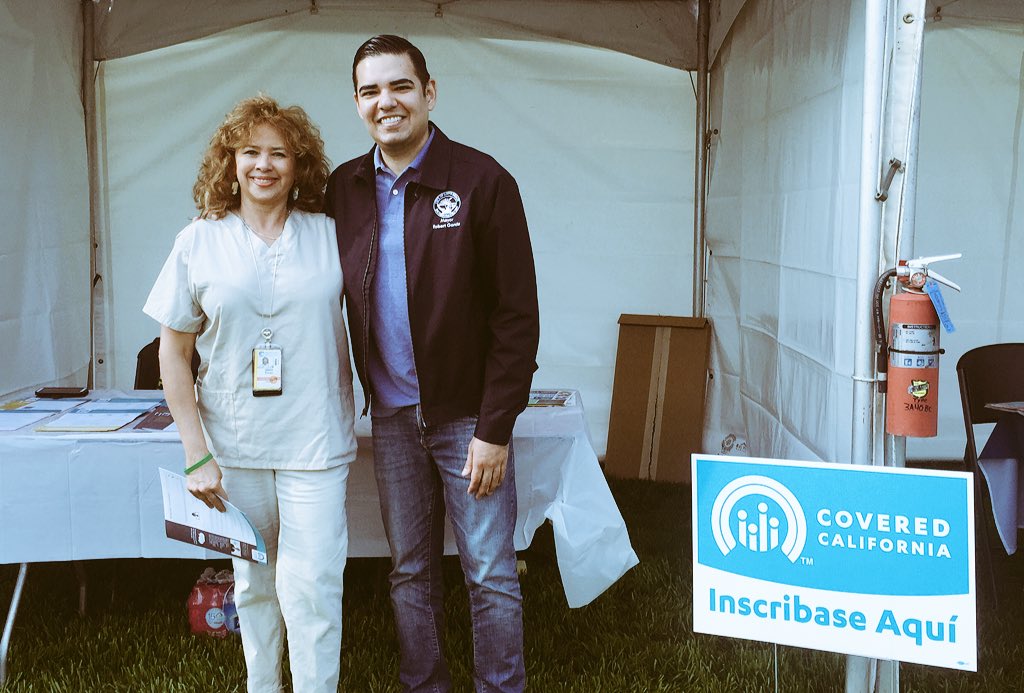 RobertGarcia's tweet photo. We are signing people up today to #GetCovered at MLK Parade and Festival - let's build a healthy nation! https://t.co/mmoVyLmhsG