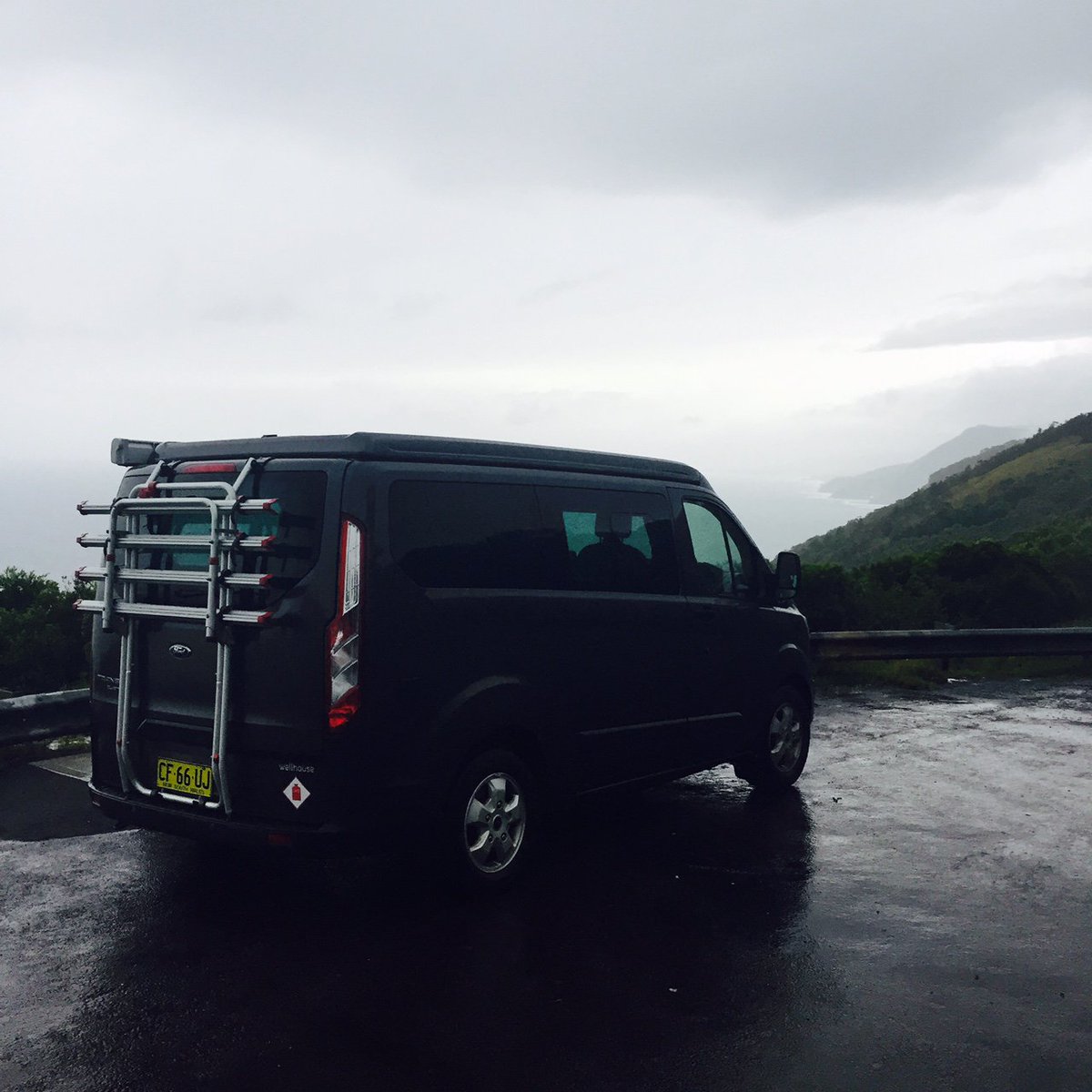 wellhousecamper's tweet photo. How far does a Wellhouse Ford Terrier go ? This one was exported all the way to Australia #TerrierOnTour #Transit50 https://t.co/KUX4py6iPk