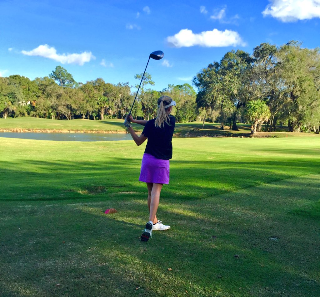 nicolewilk42's tweet image. Beautiful day on the course ⛳️🏌@TampaPalmsGCC #AwesomeCourse #CobraGolf