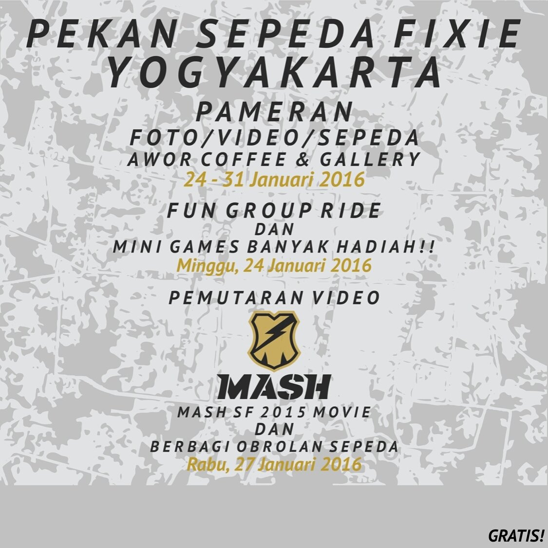 Pekan Sepeda Fixie Yogyakarta