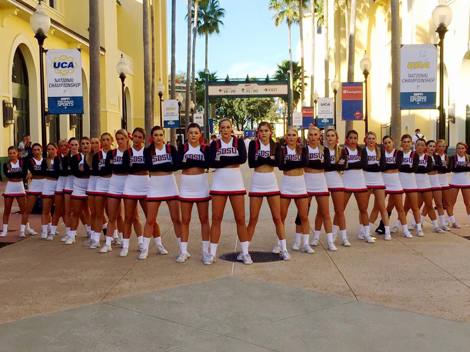 brookiee_wilson's tweet image. SDSU all girl is headed to finals! #DIYF