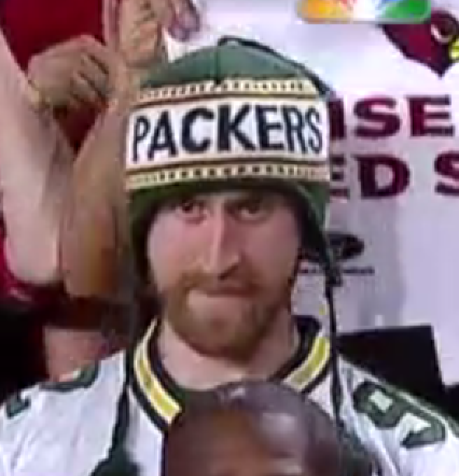 SNFonNBC's tweet photo. There are so many great faces in this photo. #GBvsAZ https://t.co/cVPBizOgtI