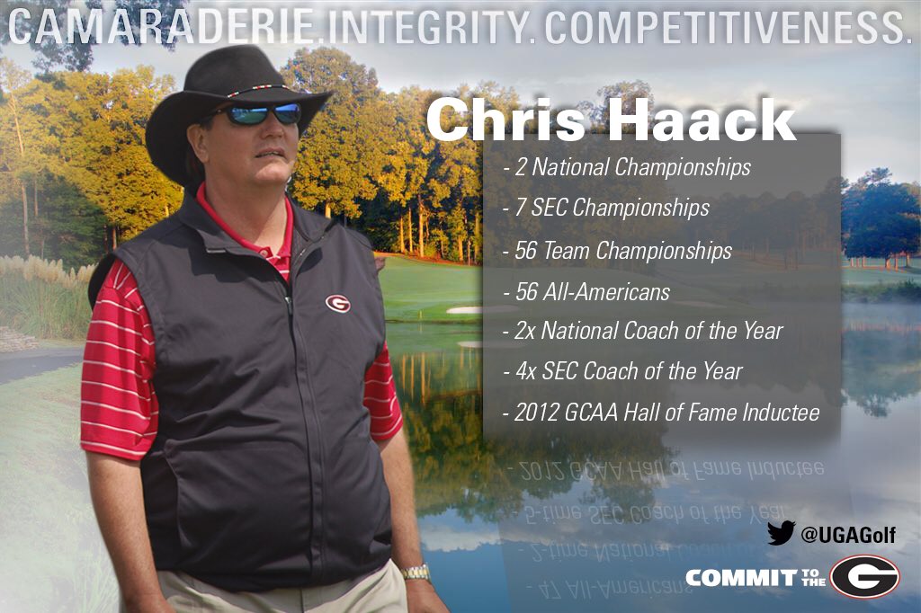 Congratulations Coach Haack on your induction into the Georgia Golf Hall of Fame! #GSGA100 #DGD #CommitToTheG