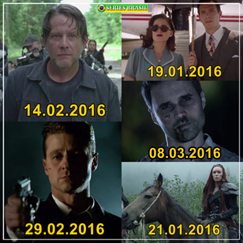 SeriesBrNews's tweet photo. Data de retorno das sรฉries #TheWalkingDead, #AgentsofSHIELD, #AgentCater, #Gotham e #The100.
THE 100 S3 IN 5 DAYS https://t.co/QGiyXnM8z3