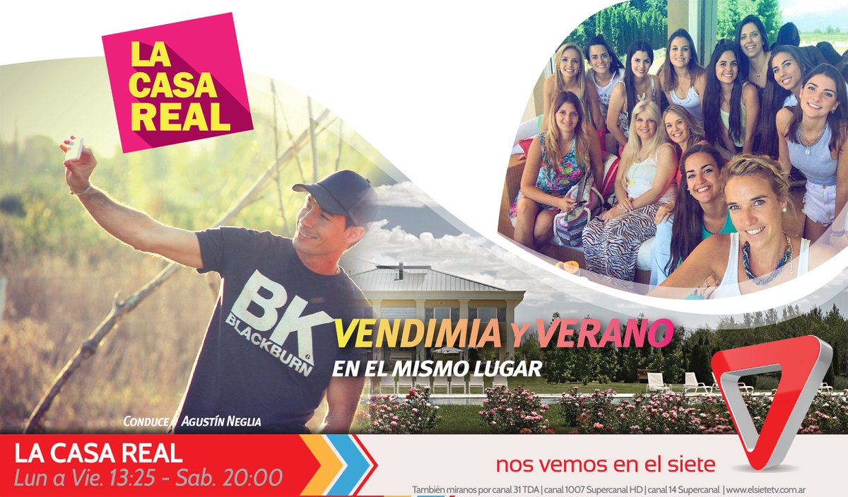 ¡Hoy a las 20 no te pierdas La casa real por El Siete! Viví una tarde con las soberanas 🍇👸🌸