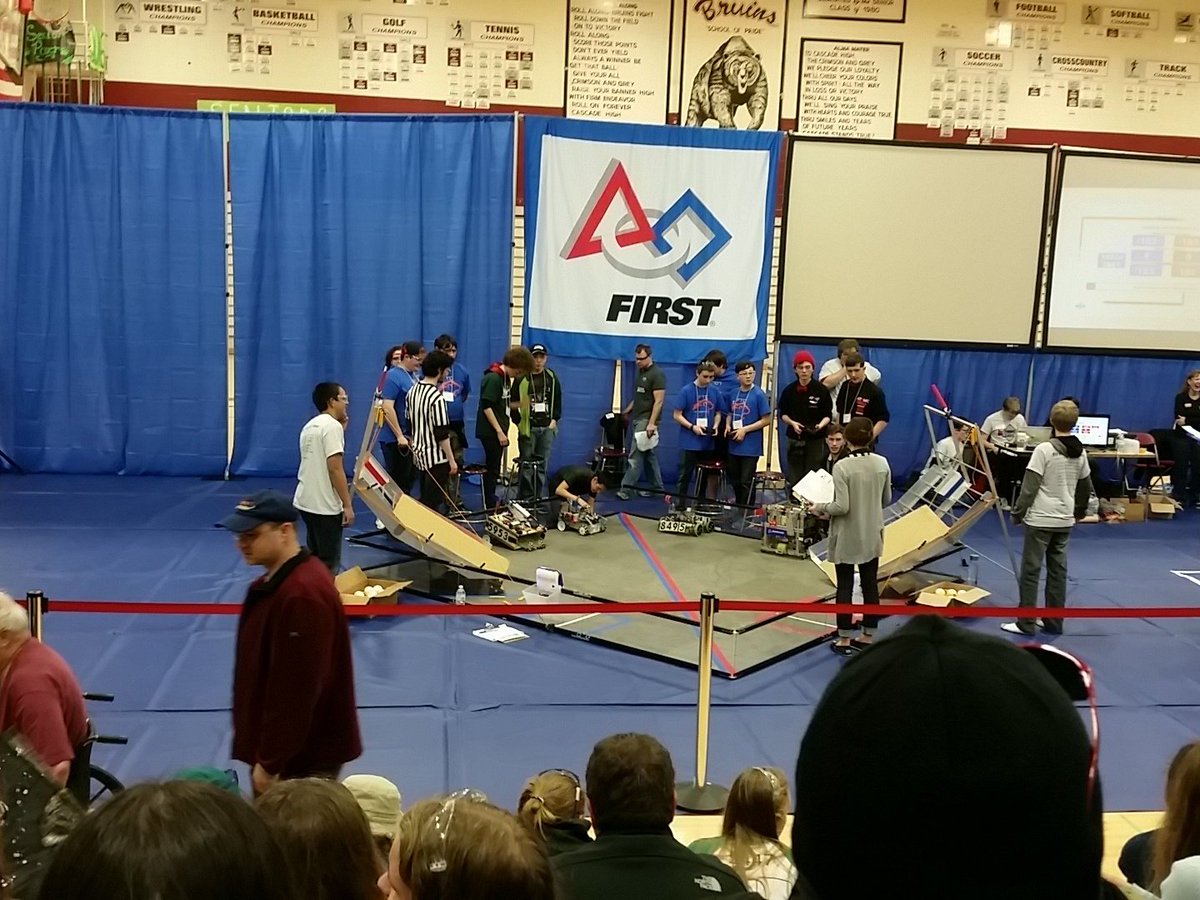 About to compete against our sister team. Good luck LeoTech