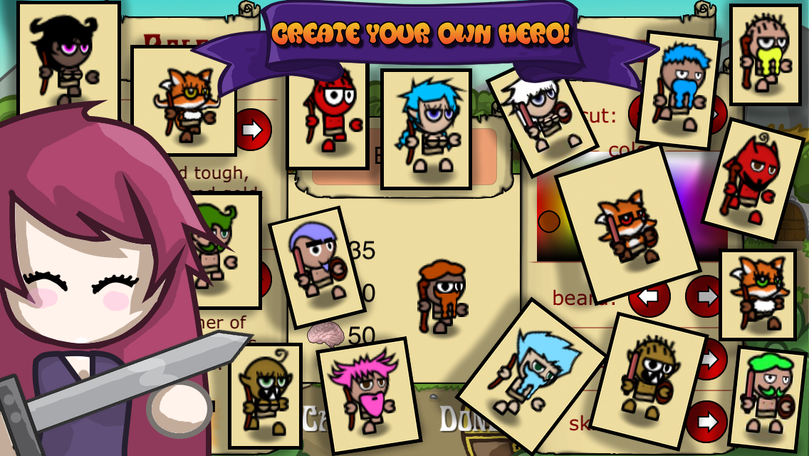 GameSlashin's tweet photo. Create your own hero!
#indiedev #indiegame #iosgames #iOS #RPG #RPGツクールMV #RPGTV #heroinwebseries #HeroesReborn #lol https://t.co/eTmSXBFosT