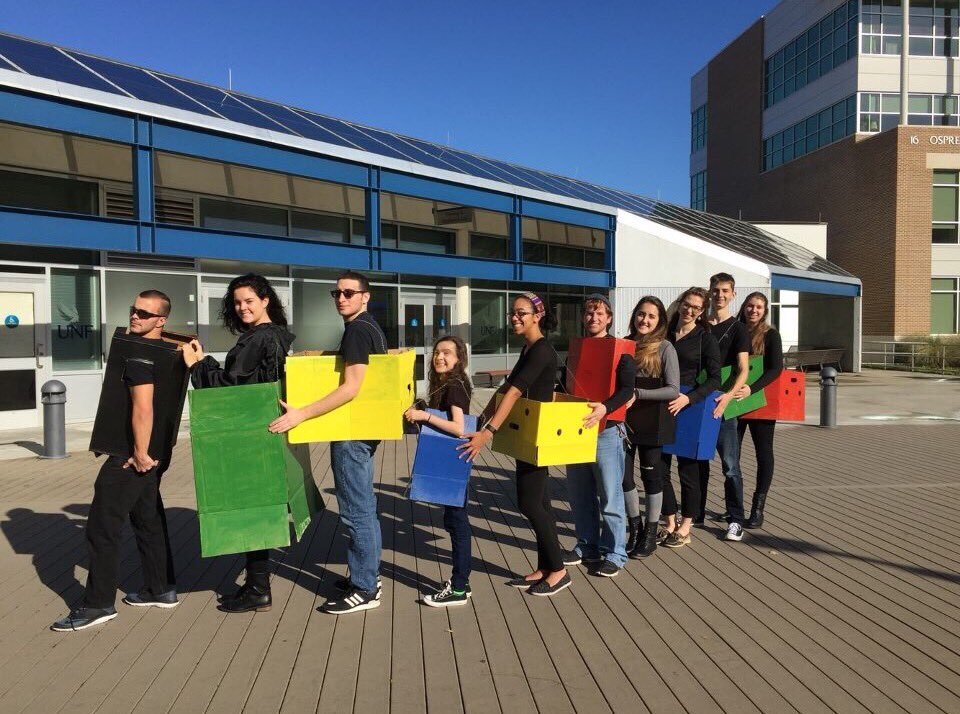 UNF_FRAS2016's tweet photo. The UNF train has left the station #FITFRAS2016 #UNF #SWOOPINUPFRAS https://t.co/vunkqopEf1