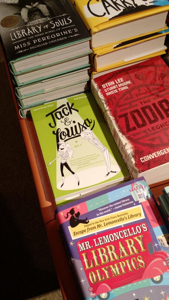 Spotted this 'New and Noteworthy' paperback of #jackandlouisa at @astoriabookshop! @GrossetPSS