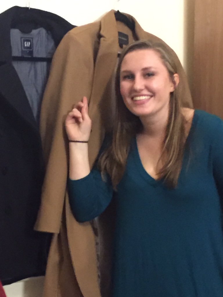 Me with some coats