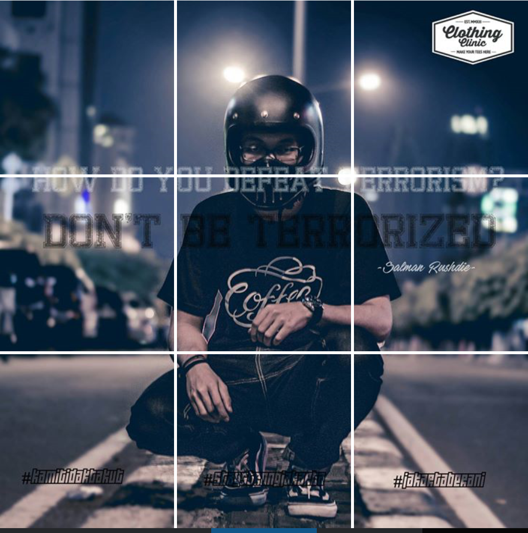 How do you defeat terrorism?; Don't be terrorized !! -Salman Rushdie-