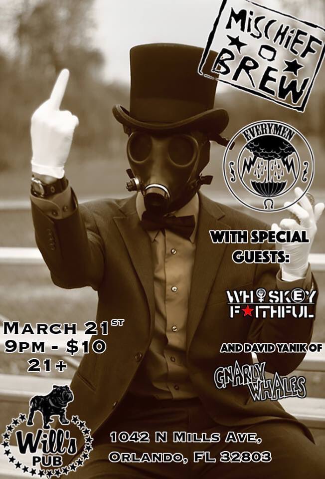 We're playing with <a href="/mischiefbrew/">Mischief Brew</a> and <a href="/EVERYMENBAND/">Everymen</a> this March! Stay tuned!