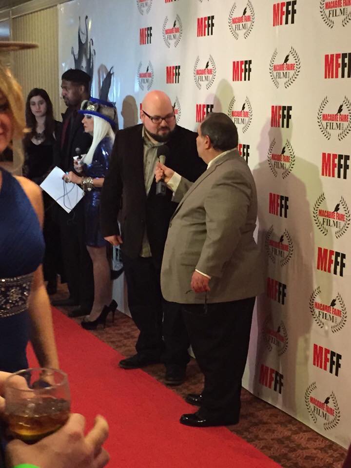 OdditiesFilm's tweet photo. Director @BrianCottington running the red carpet interview circuit at the #MFFF2016 #freaks #sideshow #pgh #ny https://t.co/2bIYLFVOhn