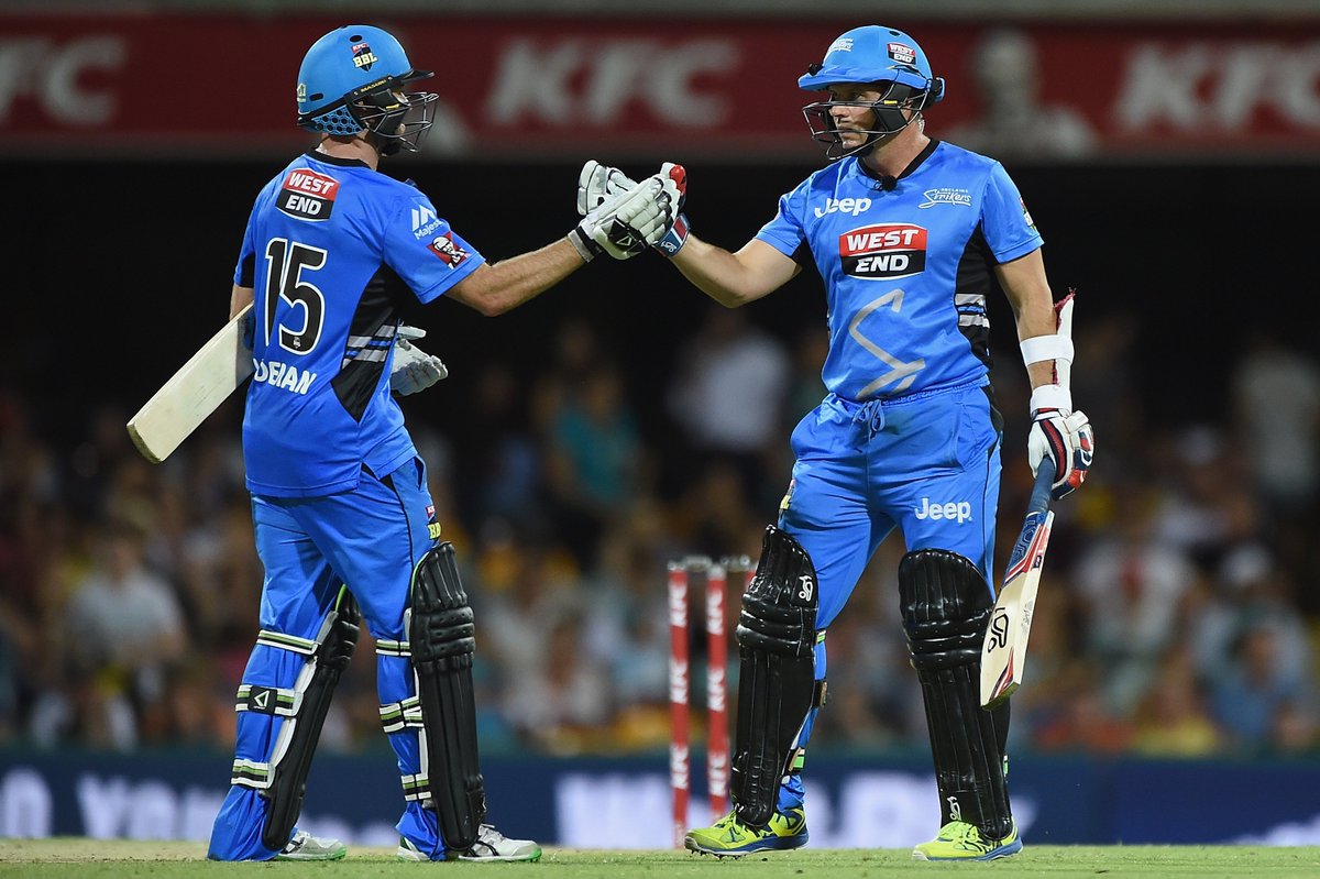 StrikersBBL's tweet image. Well it's official - win or lose tomorrow night we'll finish top of the table for the second year in a row! 👊