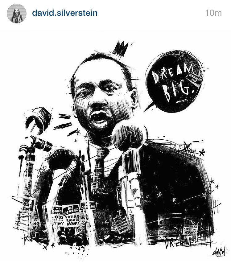ImmortalTech's tweet photo. Amazing artwork. Rest in Power Dr.King! https://t.co/QQ9VnoOrGt