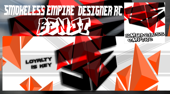 BenjiDoesTweets's tweet photo. #SmokelessRC Designer Response @DrTobacco @SmokelessEmpire @Ehquilibrium the speed art will be uploaded tomorrow!!!! https://t.co/sHHWKjNjFj